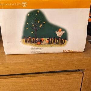 Vtg Dept 56 Halloween Spooky Yard Scene Lighted Accessory Retired 56.53177 2004